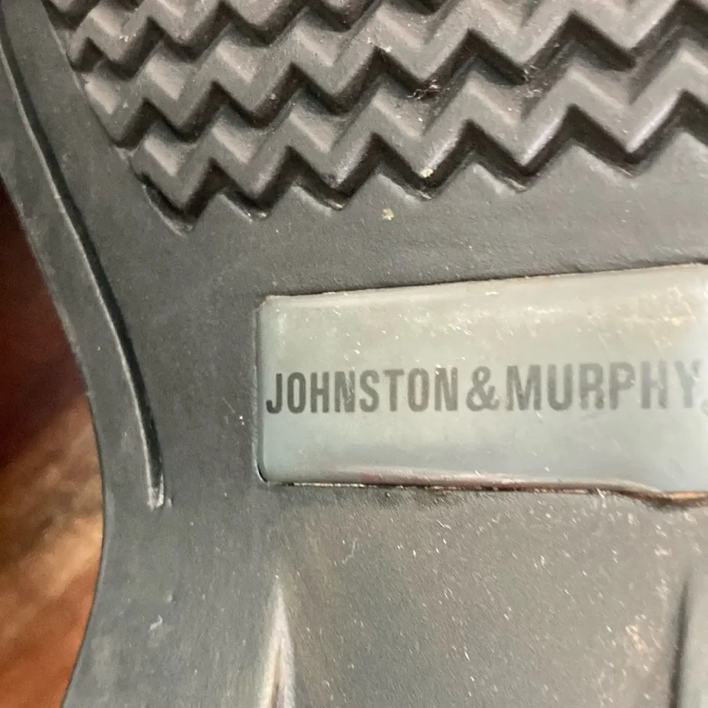 JOHNSTON & MURPHY 9.5 Wide Shuler Bicycle Unisex Oxford Dress Shoe
